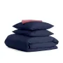Сімейний комплект постільної білизни Dark Blue CS8 COSAS Сакура 2х160х220 см