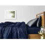 Полуторна постільна білизна Dark Blue CS4 COSAS сірий 160х220 см