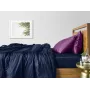 Семейный комплект постельного белья Dark Blue CS4 COSAS Фиолетовый 2х160х220 см