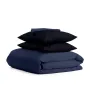 Полуторное постельное белье Dark Blue CS8 COSAS черный 160х220 см