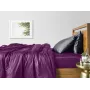 Полуторное постельное белье Violet CS2 COSAS серый 160х220 см