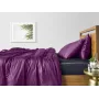 Евро постельное белье сатин Violet CS2 COSAS Фиолет 200х220 см