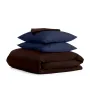 Сімейний комплект COSAS CHOCOLATE SATIN CS3 2х160х220 см Синій