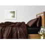 Євро комплект COSAS CHOCOLATE SATIN CS1 200х220 см Чорний/Шоколадний