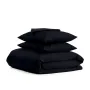 Евро комплект COSAS BLACK SATIN 200х220 см Черный