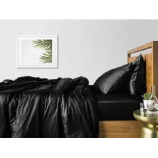 Євро комплект COSAS BLACK SATIN 70 200х220 см Чорний
