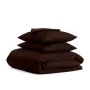 Евро комплект COSAS CHOCOLATE SATIN 200х220 см Шоколад