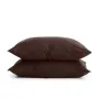 Евро комплект COSAS CHOCOLATE SATIN 70 Сатин 200х220 см Шоколад