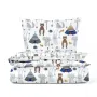 Подростковый комплект без простыни COSAS BEARS WIGWAMS Ранфорс 155х215 см Серый