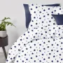 Евро комплект на резинке COSAS STARFALL BLUE Ранфорс 200х220 см