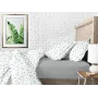 Полутораспальный комплект без простыни COSAS COLOR BLOTS V2 Ранфорс 160х220 см Белый