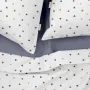 Полутораспальный комплект без простыни COSAS DELTA COLOR Ранфорс 160х220 см Белый