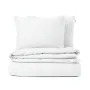 Євро комплект без простирадла COSAS SNOW Ранфорс 200х220 см Білий