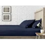 Набір наволочки і простирадло COSAS DARK BLUE SATIN CS1 Сатин 220х240 см Синій