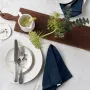 Набір серветок COSAS DARK BLUE SATIN Сатин 35х35 см 2 шт Синій