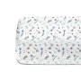 Детская простыня COSAS BLUE WILDFLOWERS Ранфорс 60х120х12 см Белый