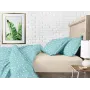Півтораспальний комплект COSAS MINT STARFALL Ранфорс 160х220 см М'ятний