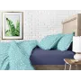 Півтораспальний комплект на резинці COSAS MINT STARFALL CS1 Ранфорс 160х220 см М'ятний