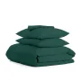Двоспальний комплект COSAS DARK GREEN Ранфорс 180х220 см Зелений