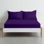 Дитяче простирадло COSAS DARK PLUM Ранфорс 60х120х12 см Фіолетовий