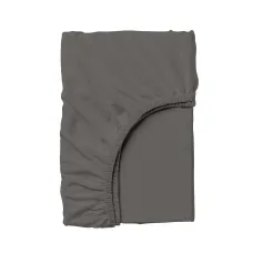 Простирадло на резинці COSAS SMOKY CS1 Ранфорс 90х200х20 см Антрацит