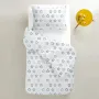 Подростковая постель с простыней на резинке CLEAR STARS COSAS Голубой 155х215 см