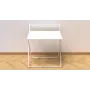 Стол трансформер Компакт 1 Ferrum-decor 750x790x720 Белый металл ДСП Белый 16 мм (KOM108)