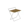 Стол трансформер Компакт 1 Ferrum-decor 750x790x720 Белый металл ДСП Дуб Артизан 16 мм (KOM113)