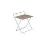 Стол трансформер Компакт 1 Ferrum-decor 750x790x720 Белый металл ДСП Дуб Сан-Марино 16 мм (KOM109)