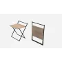 Стол трансформер Компакт 1 Ferrum-decor 750x790x720 Черный металл ДСП Дуб Сонома 16 мм (KOM104)