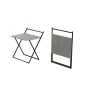 Стол трансформер Компакт 1 Ferrum-decor 750x790x720 Черный металл ДСП Бетон 16 мм (KOM107)
