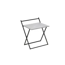 Стол трансформер Компакт 1 Ferrum-decor 750x790x720 Черный металл ДСП Бетон 16 мм (KOM107) Стол трансформер Компакт 1 Ferrum-decor 750x790x720 Черный металл ДСП Бетон 16 мм (KOM107)