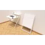 Стол трансформер Компакт 2 Ferrum-decor 750x790x720 Белый металл ДСП Белый 16 мм (KOM208)