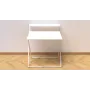 Стол трансформер Компакт 2 Ferrum-decor 750x790x720 Белый металл ДСП Белый 16 мм (KOM208)