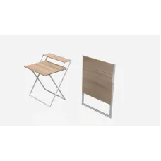 Стол трансформер Компакт 2 Ferrum-decor 750x790x720 Белый металл ДСП Дуб Сонома 16 мм (KOM211) Стол трансформер Компакт 2 Ferrum-decor 750x790x720 Белый металл ДСП Дуб Сонома 16 мм (KOM211)