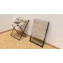 Стол трансформер Компакт 2 Ferrum-decor 750x790x720 Черный металл ДСП Дуб Сан Марино 16 мм (KOM202)
