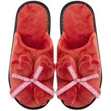 Тапочки женские Sports с бантом Красный 36-37 23.5 см