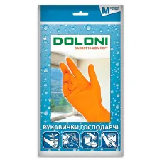Перчатки Doloni хозяйственные, латексные, размер M арт. 4545