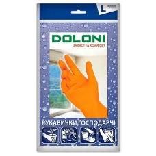 Перчатки Doloni хозяйственные, латексные, размер L арт. 4546