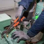 Перчатки Doloni трикотажные с нитриловым покрытием, серый, размер 10, арт. 4577