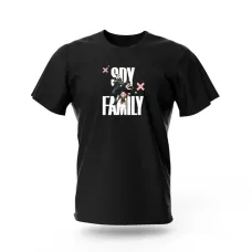 Футболка Сім'я шпигуна Spy Family Series 2 Чорний M (16994) Fruit of the loom