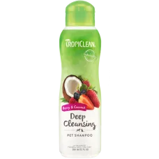 Шампунь Tropiclean Ягода и Кокос для котов и собак глубокого очищения Berry Clean Shampoo 355 мл 202498 Шампунь Tropiclean Ягода и Кокос для котов и собак глубокого очищения Berry Clean Shampoo 355 мл 202498