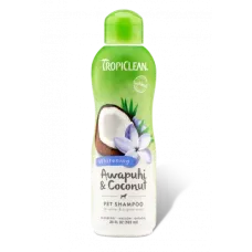 Шампунь отбеливающий для собак и кошек с белой светлой шерстью Tropiclean Awapuhi Coconut 592 мл (202481)