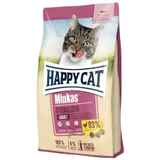Корм Happy Cat Minkas Sterilised для стерилизованных кошек и кастрированных котов с птицей 10 кг (70409)