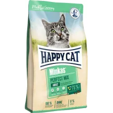 Корм для взрослых котов Happy Cat Minkas Perfect Mix с птицей ягнёнком и рыбой 1.5 кг