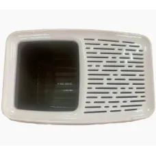 Закритий туалет GeorPlast Salto для котів з верхнім входом 56x40x38 см Сіро-білий 10525 Закритий туалет GeorPlast Salto для котів з верхнім входом 56x40x38 см Сіро-білий 10525