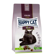 Корм Happy Cat Sterilised Weide-Lamm для стерилізованих кішок та котів з ягнятком 4 кг