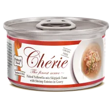 Корм влажный Cherie Signature Gravy Mix Tuna & Wild Salmon для кошек тунец и дикий лосось в соусе 80 г Корм влажный Cherie Signature Gravy Mix Tuna & Wild Salmon для кошек тунец и дикий лосось в соусе 80 г