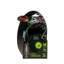 Поводок рулетка для собак Flexi Black Design M 5 м до 20 кг синий