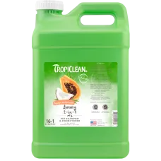 Шампунь Tropiclean Papaya & Coconut 9,5 л с кокосом и папаей для собак и кошек